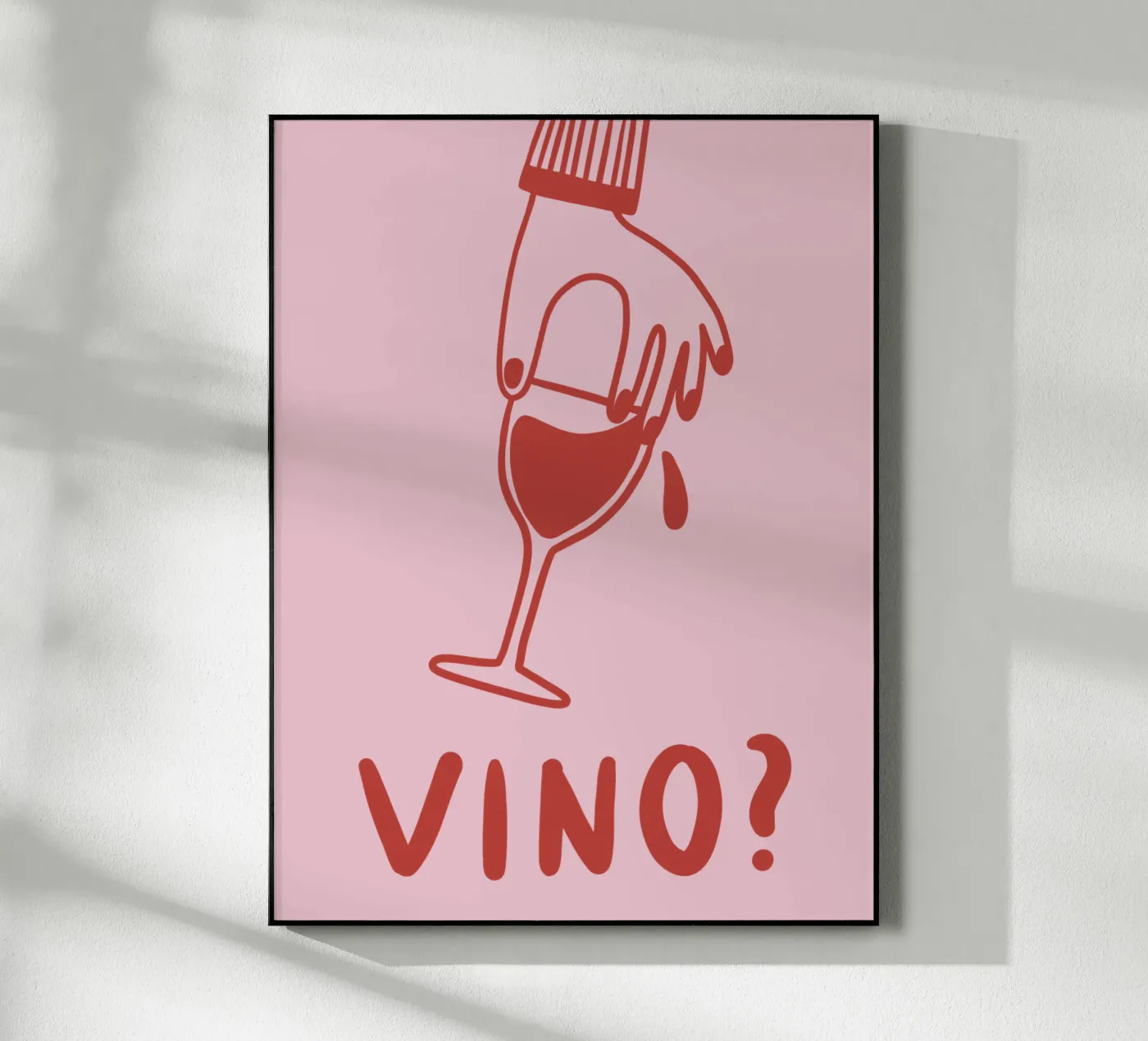 Vino? Acryl-Glas von we line studio - art