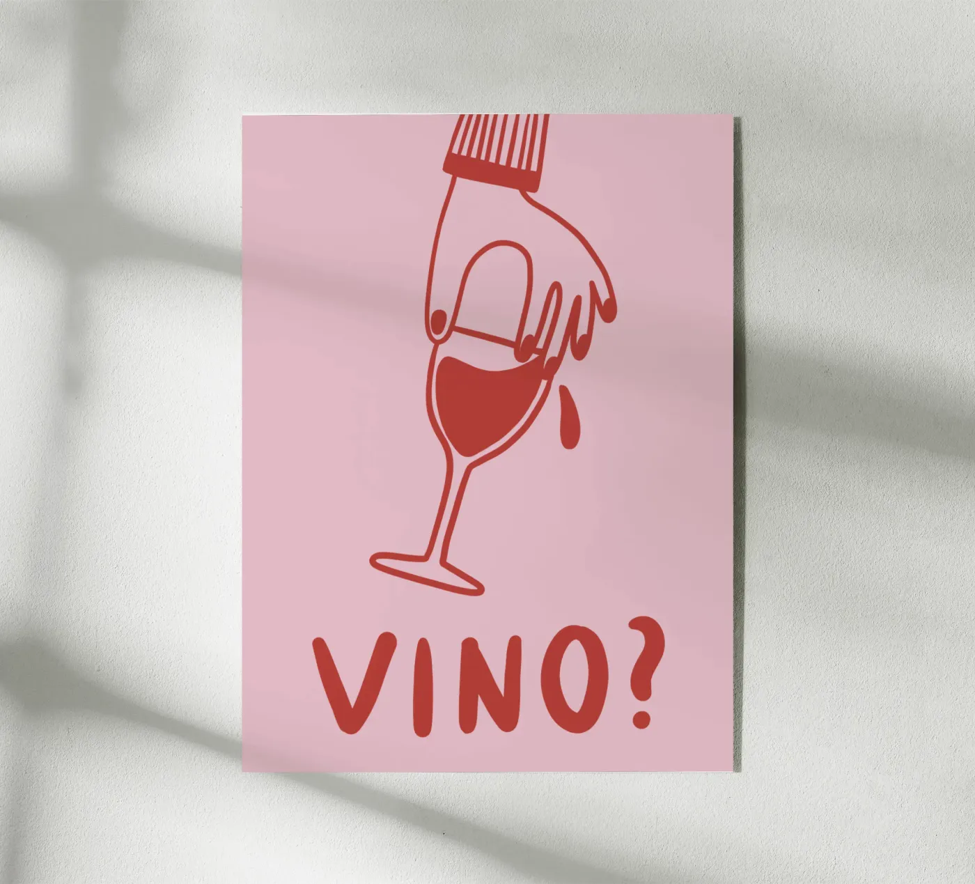 Vino? Acryl-Glas von we line studio - art
