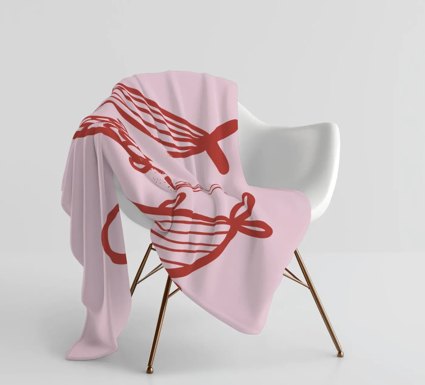 Fish Fleecedecke von we line studio - art