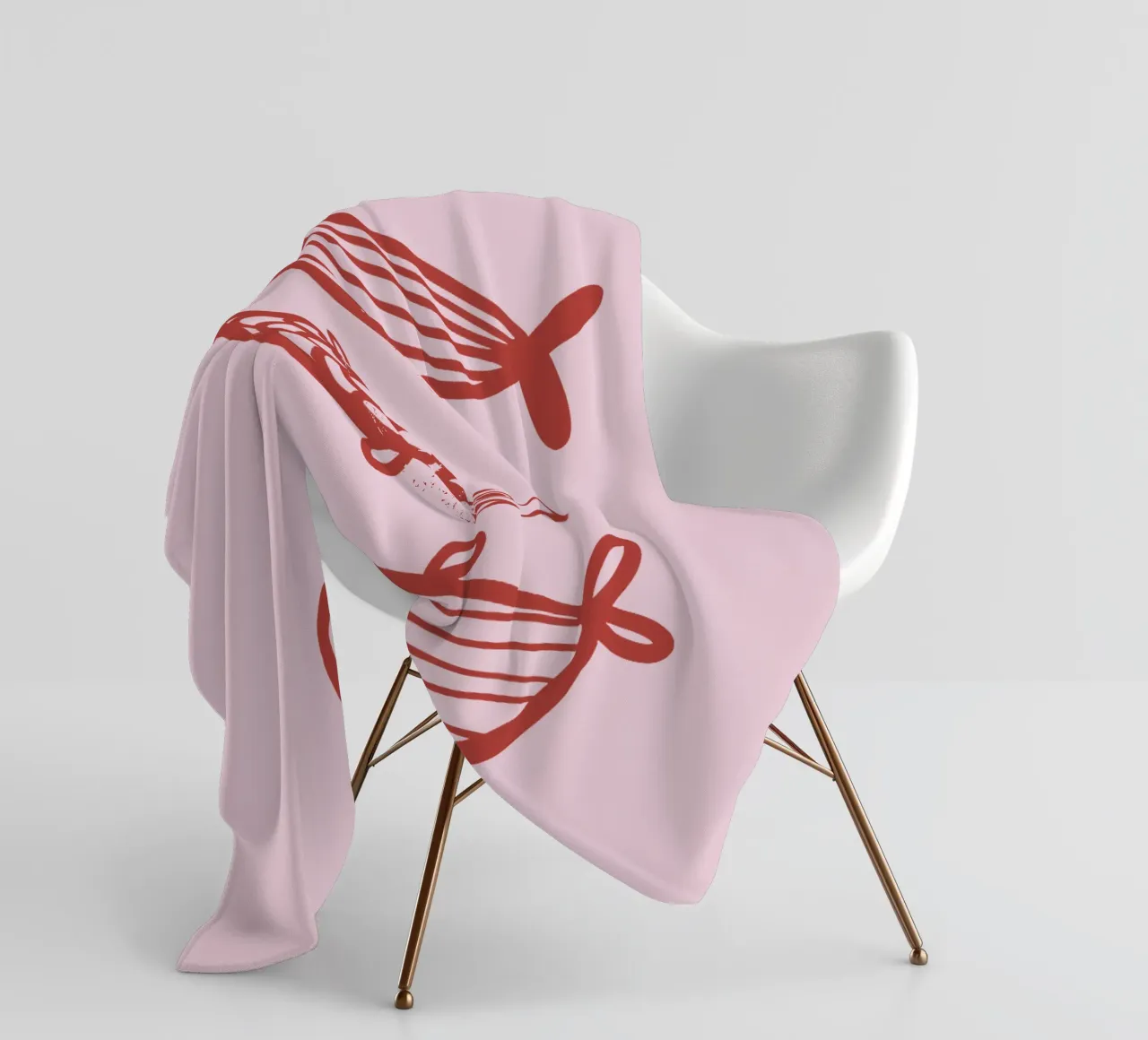 Fish Fleecedecke von we line studio - art