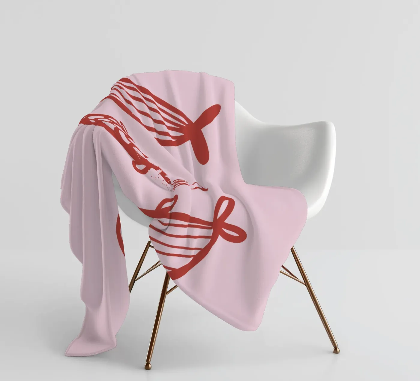 Fish Fleecedecke von we line studio - art