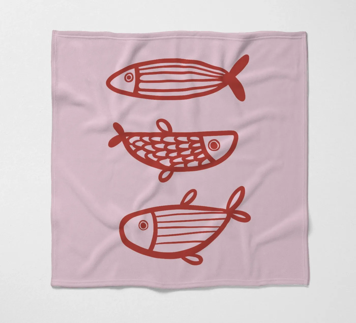 Fish Fleecedecke von we line studio - art