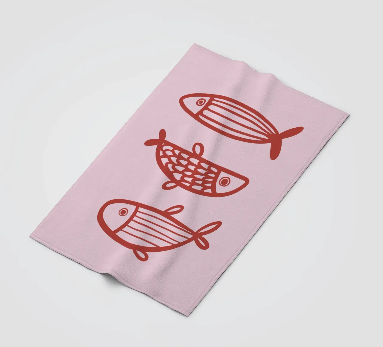 Fish Fleecedecke von we line studio - art