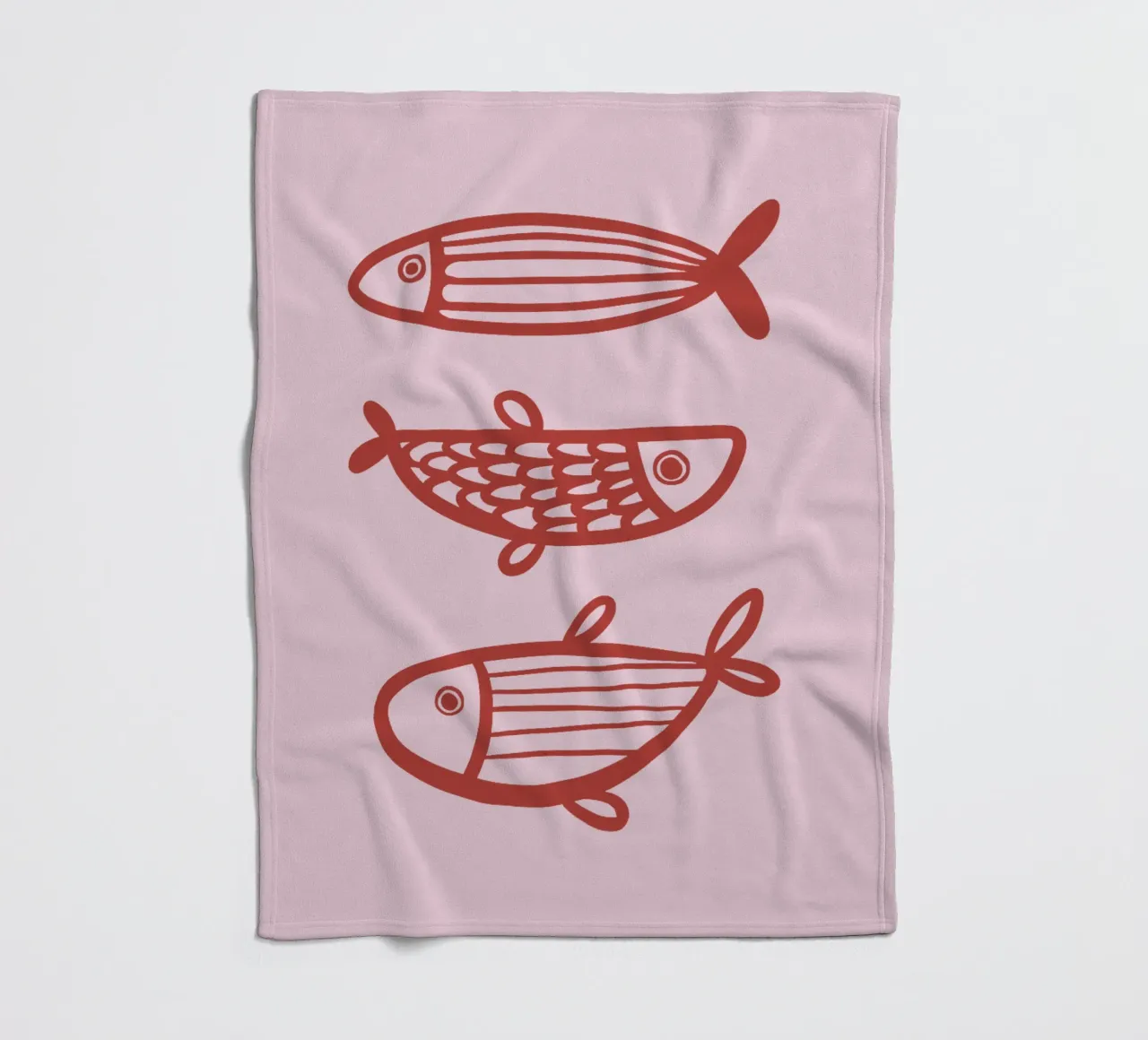 Fish Fleecedecke von we line studio - art