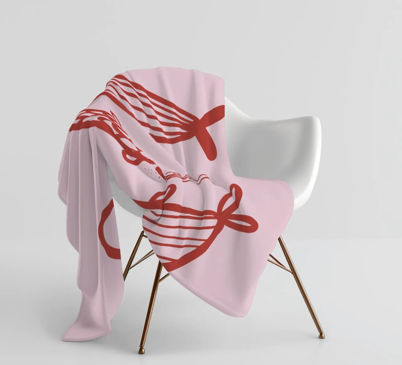 Fish Fleecedecke von we line studio - art