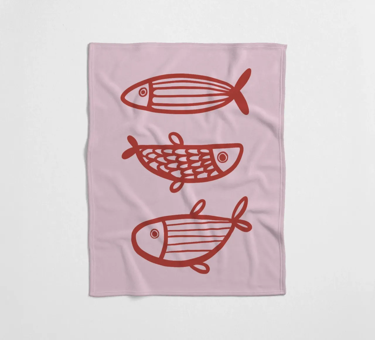 Fish Fleecedecke von we line studio - art