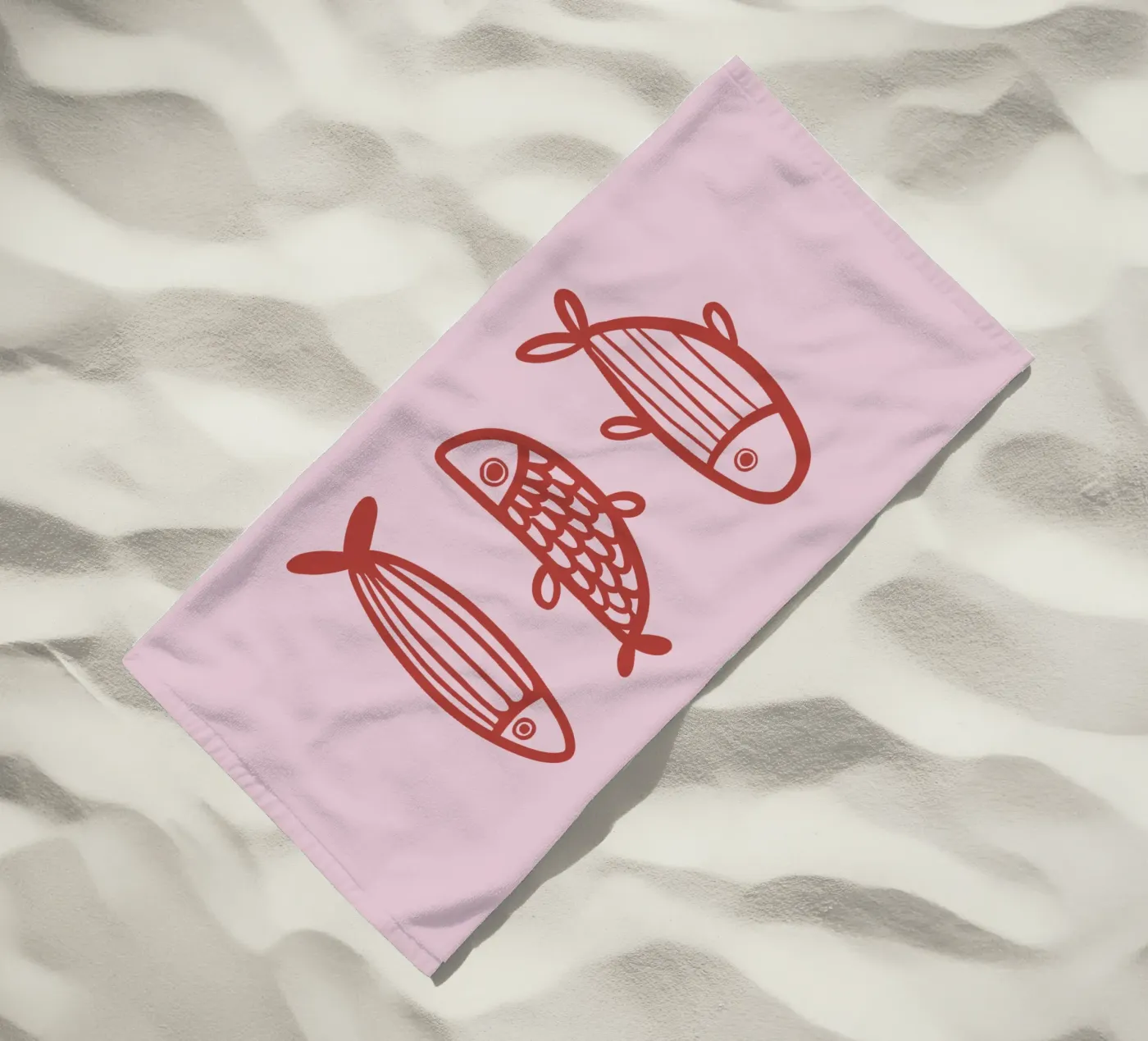 Fish Strandtuch von we line studio - art