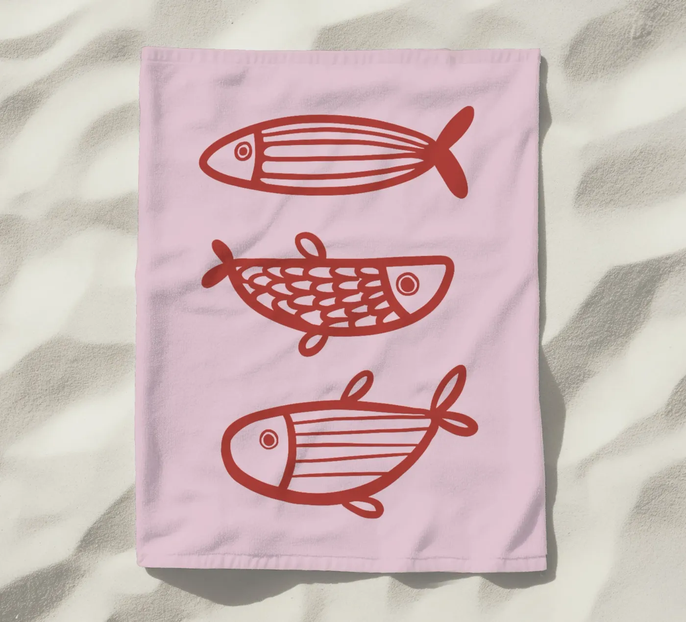 Fish Strandtuch von we line studio - art