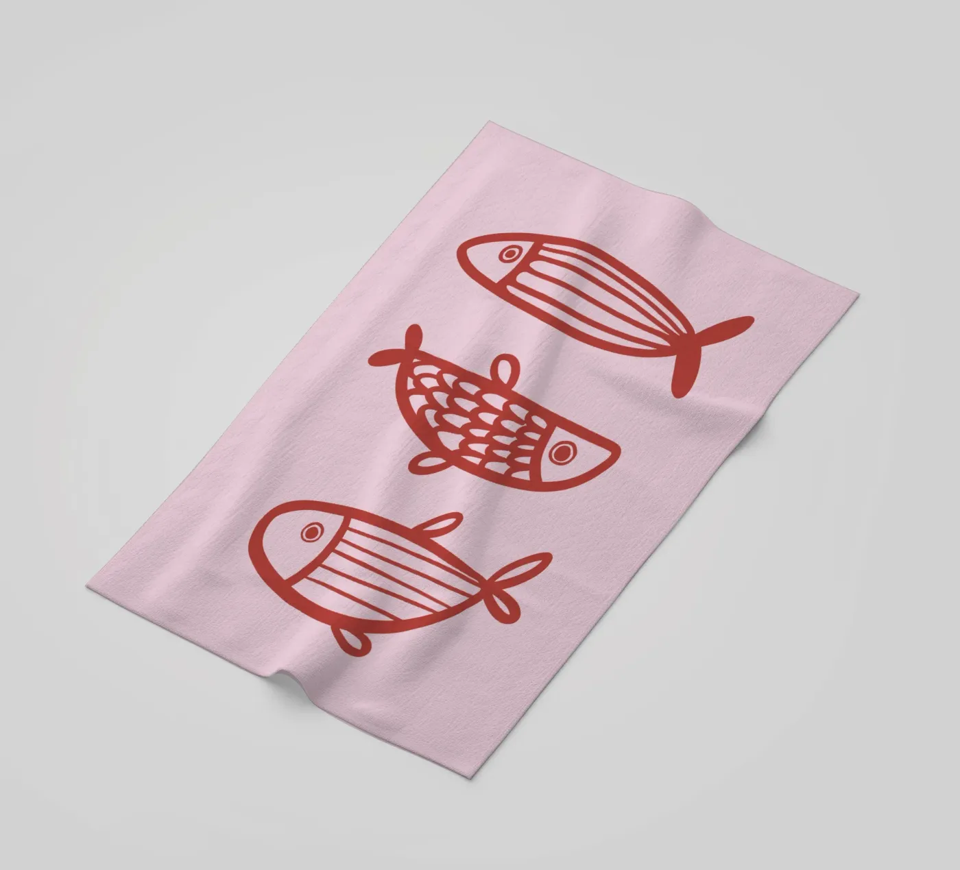 Fish Strandtuch von we line studio - art