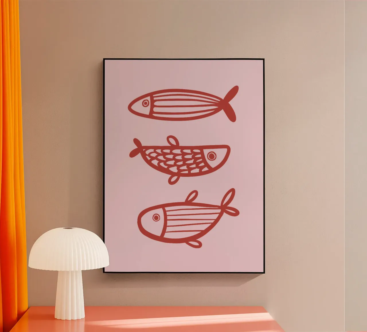 Fish plexiglass da we line studio - art