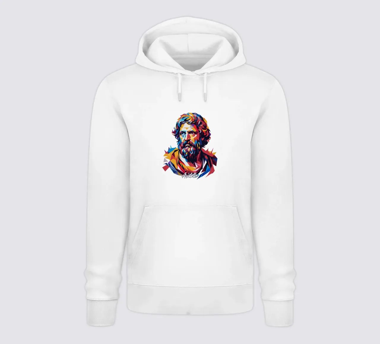 Aristotle WPAP Pop ARt felpa con cappuccio da vectorartnesia