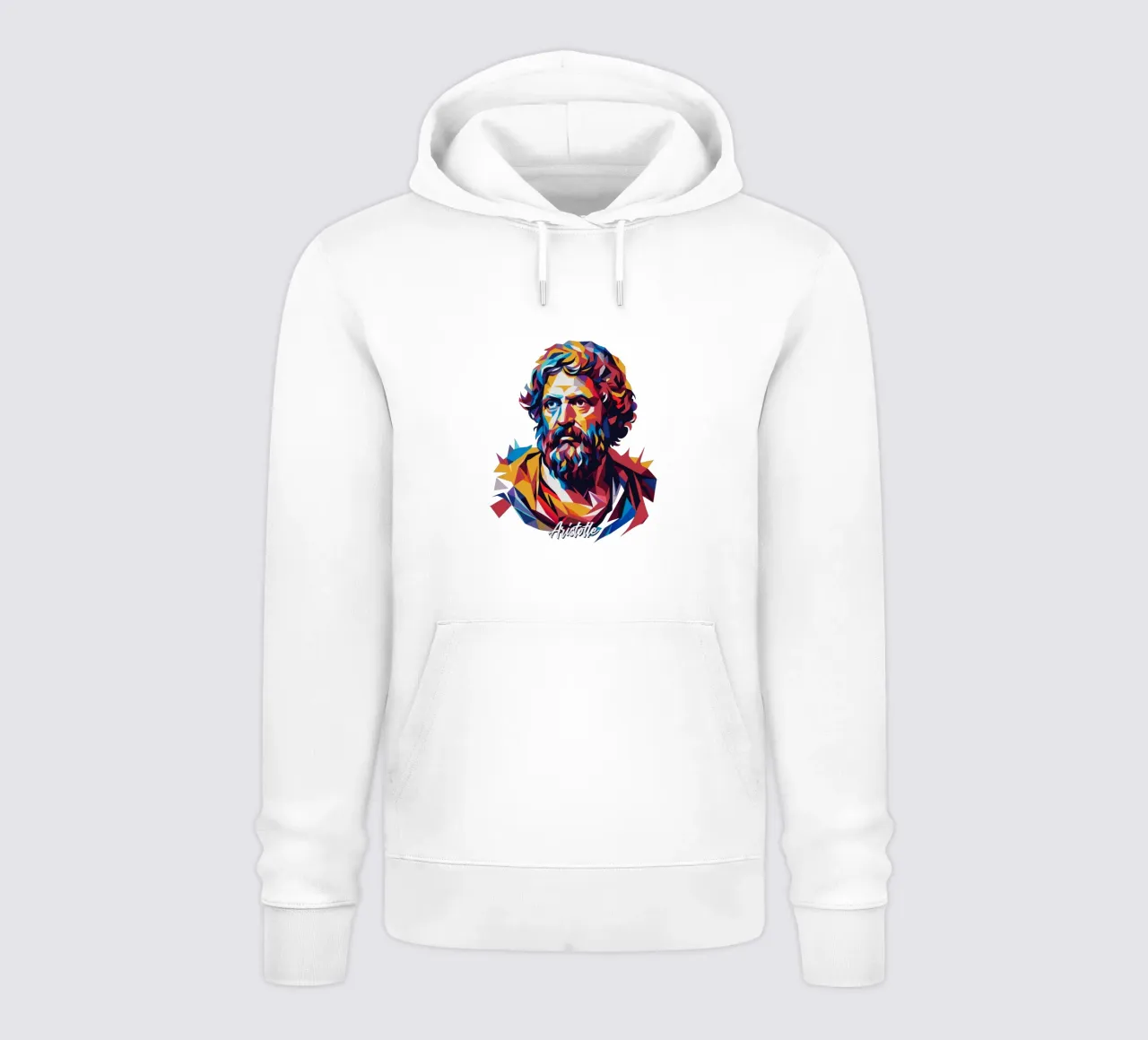 Aristotle WPAP Pop ARt hoodie by vectorartnesia
