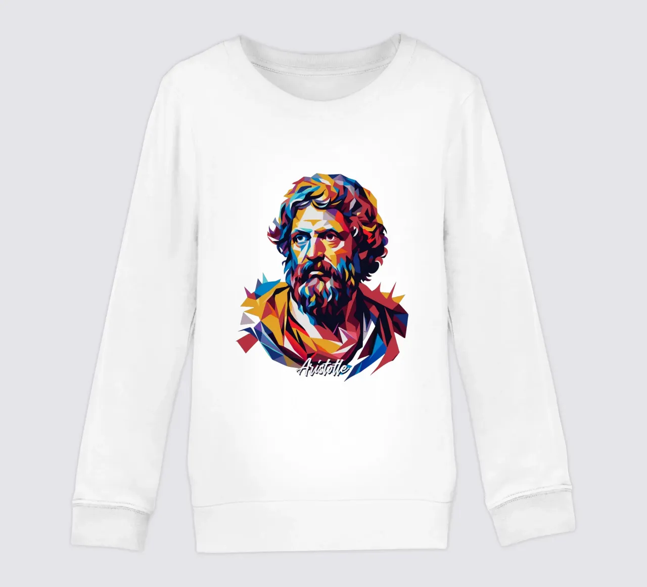 Aristotle WPAP Pop ARt felpa bambino da vectorartnesia