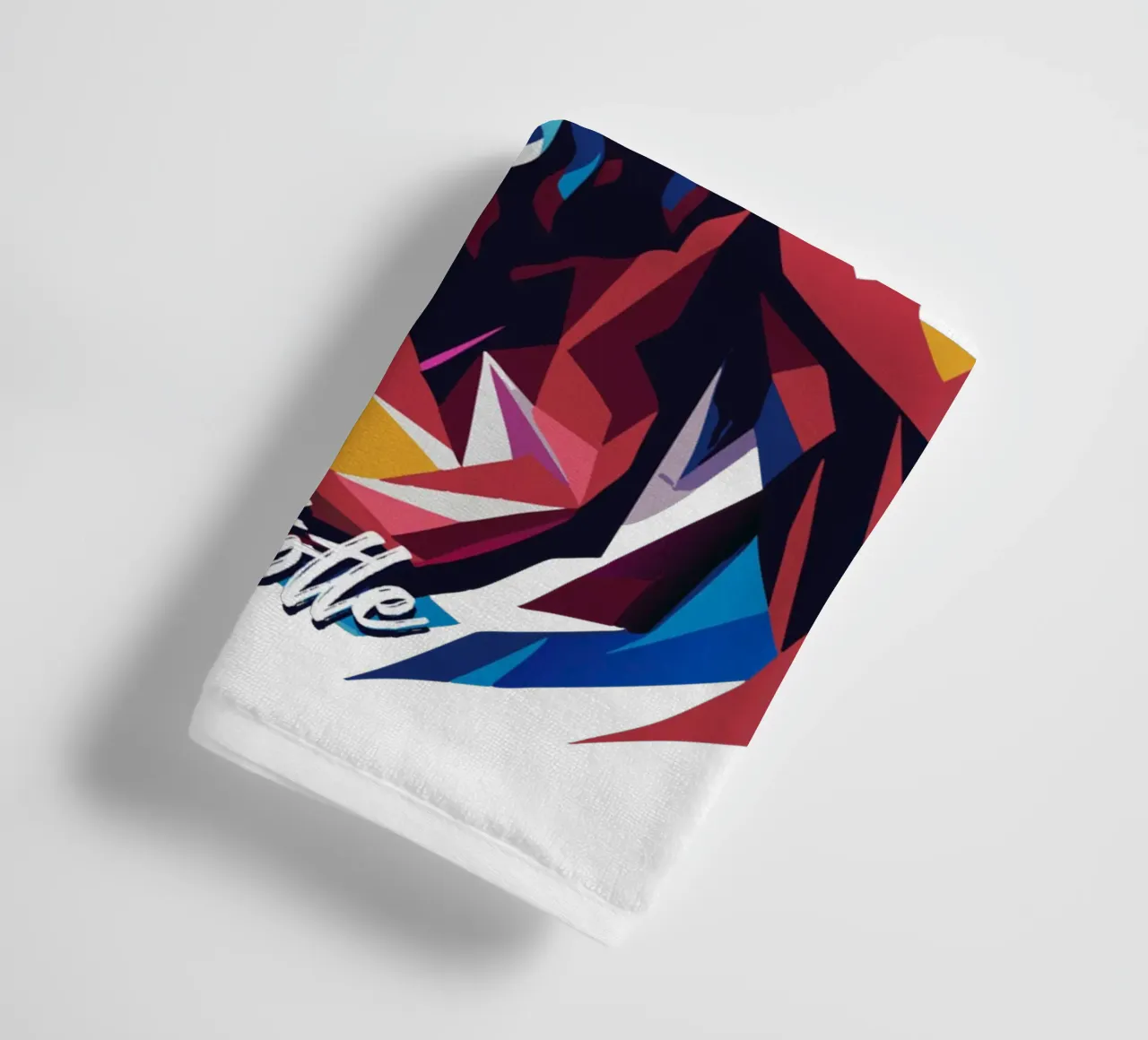 Aristotle WPAP Pop ARt asciugamano da bagno da vectorartnesia