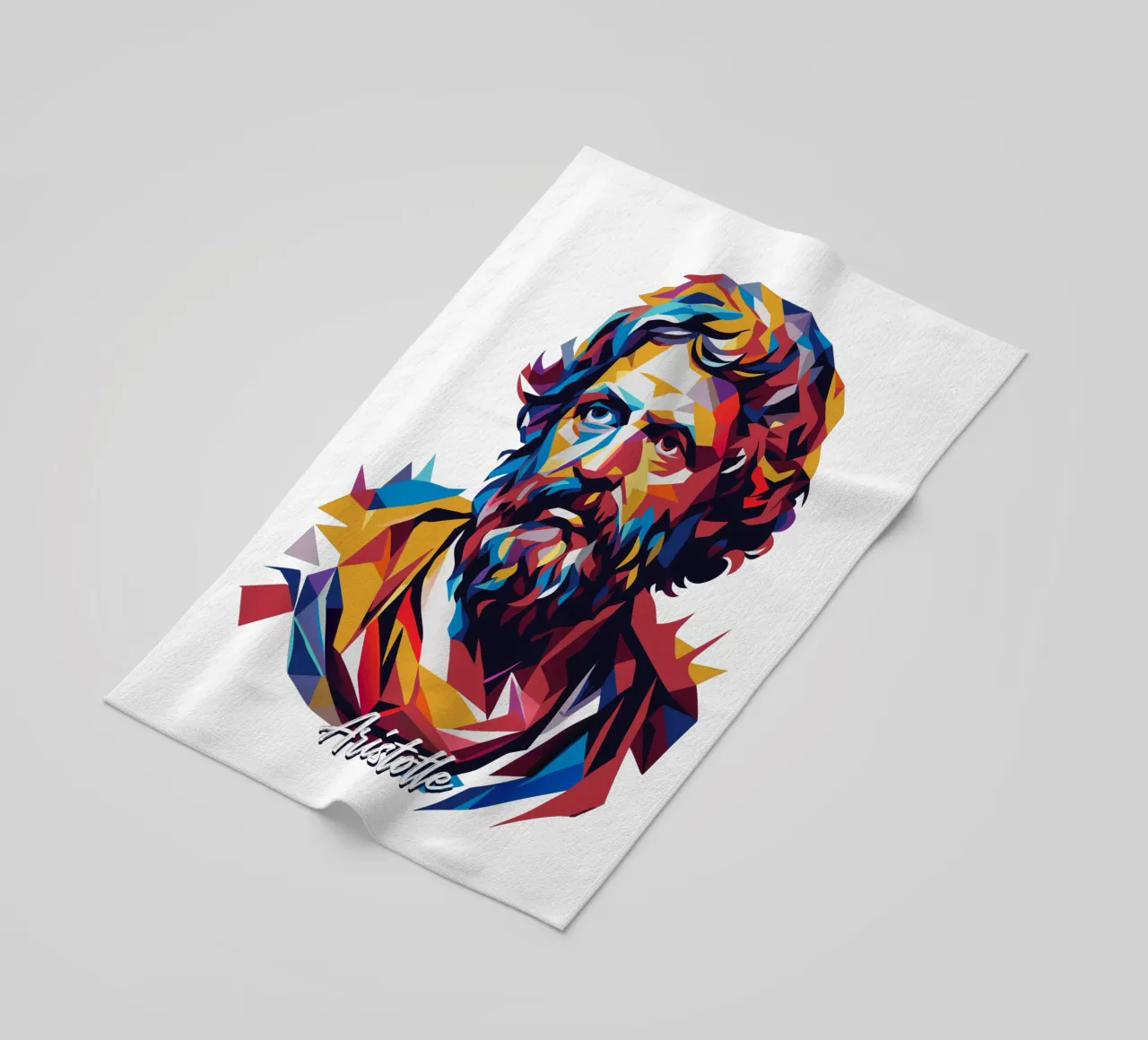Aristotle WPAP Pop ARt telo mare da vectorartnesia