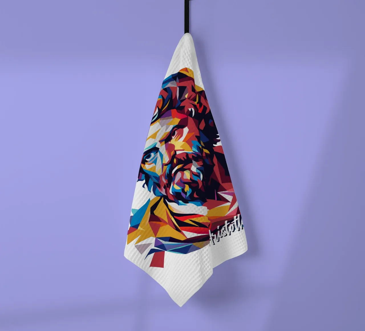 Aristotle WPAP Pop ARt canovaccio da cucina da vectorartnesia