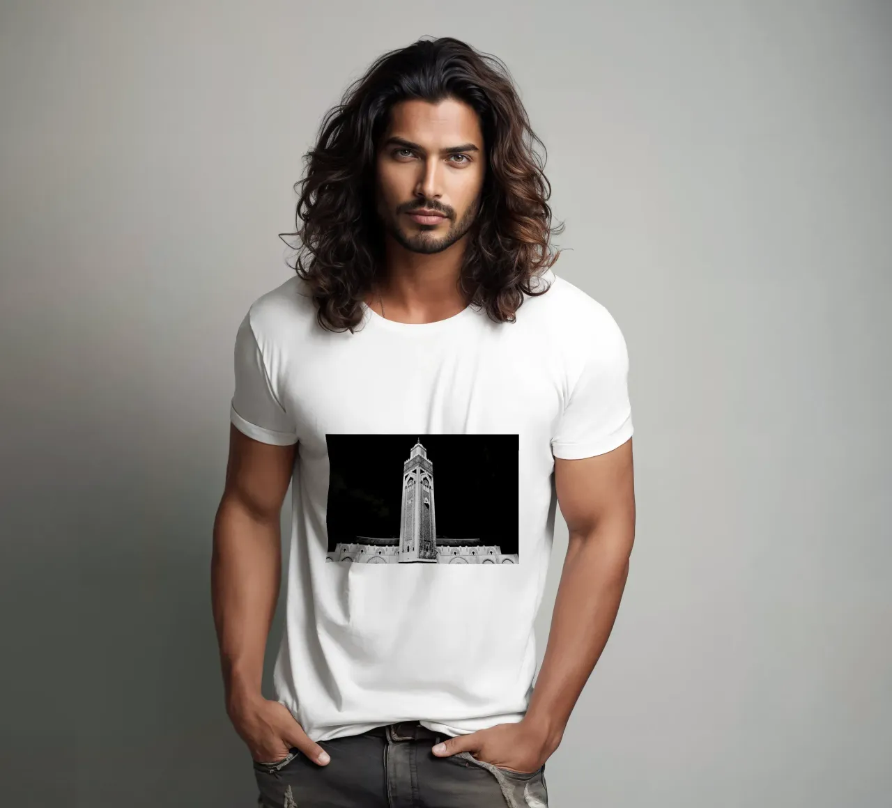 Hassan II Mosque 2 t-shirt da anderm