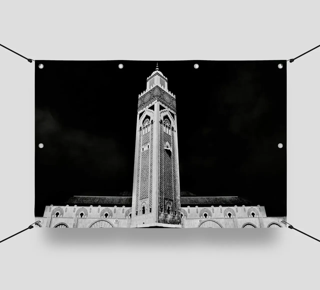 Hassan II Mosque 2 telo in pvc da anderm