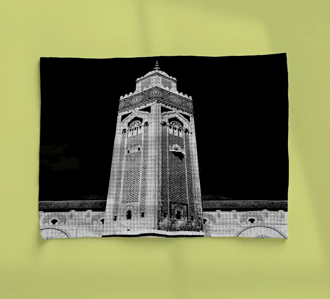 Hassan II Mosque 2 canovaccio da cucina da anderm