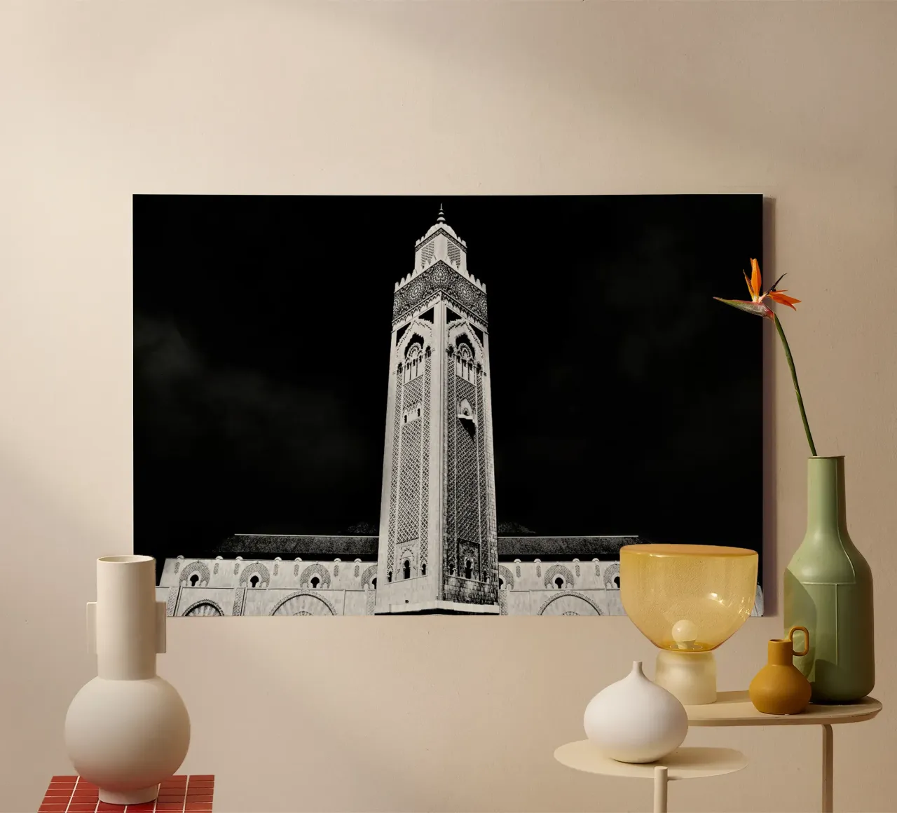 Hassan II Mosque 2 canvas by anderm