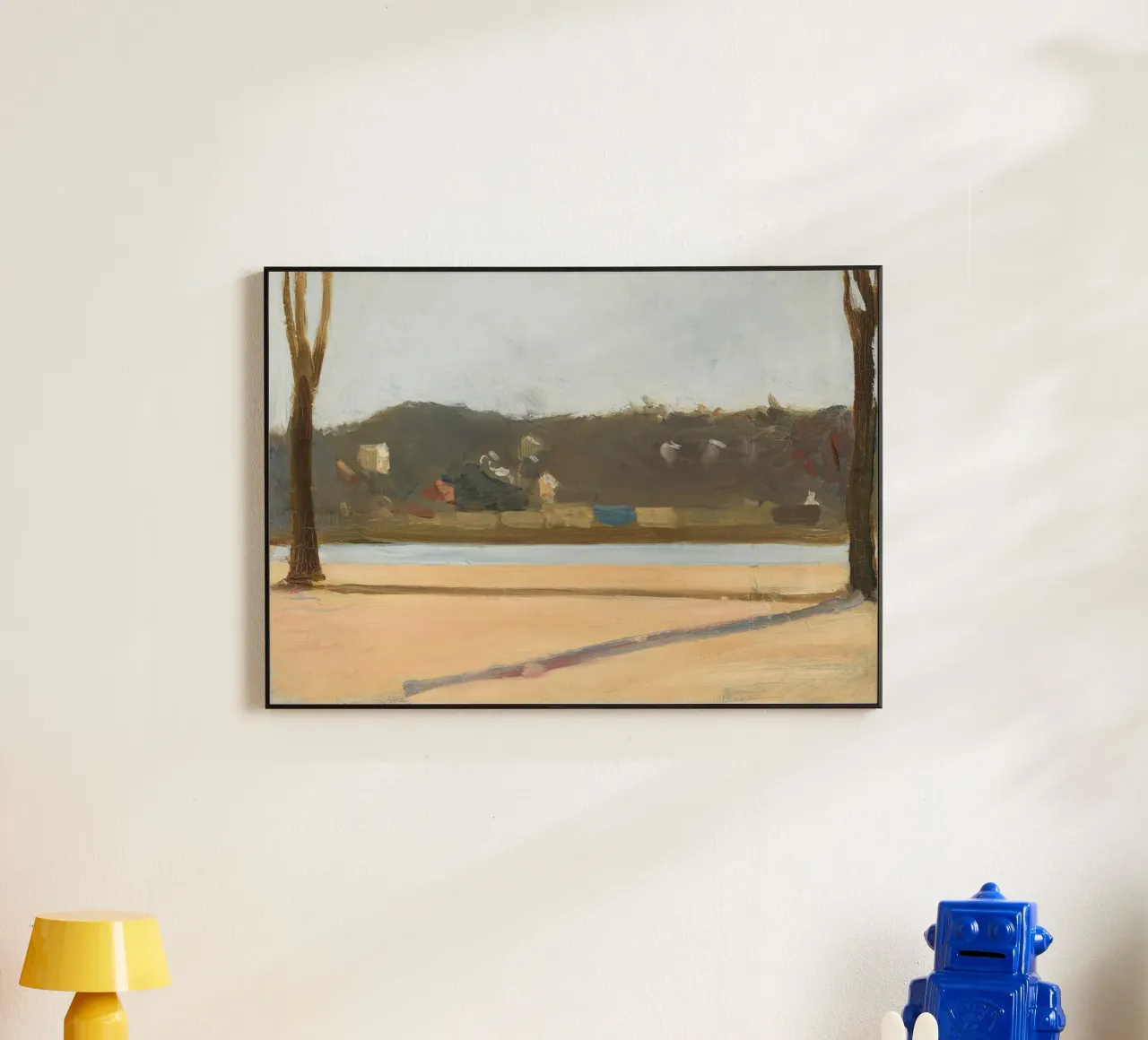 Edward Hopper - Fiume e edificio (1907) pannello forex da Edward Hopper Classics