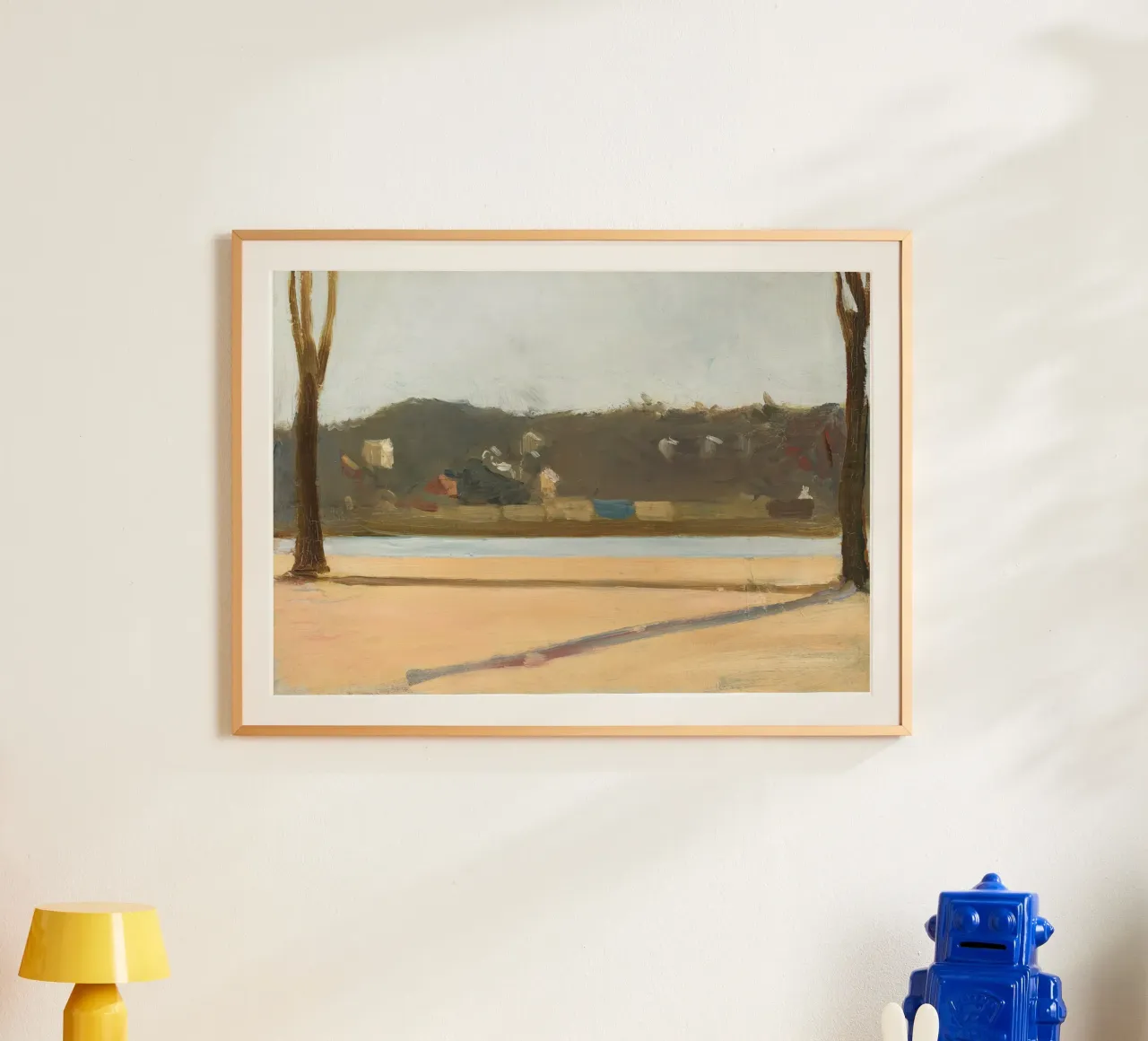 Edward Hopper - River and Building (1907) poster da Edward Hopper Classics