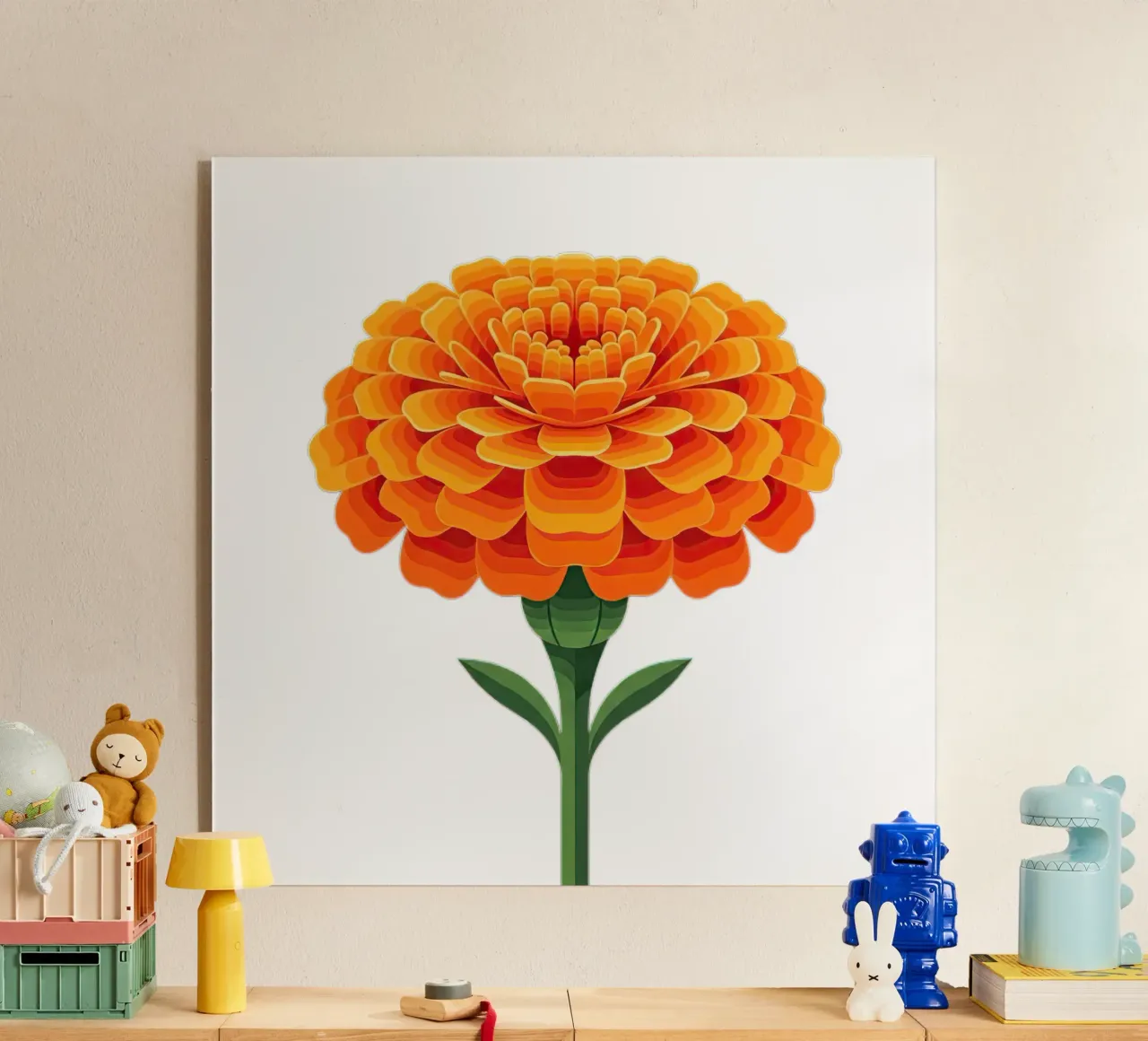 Ottobre - Calendula plexiglass da FlatPrint Studio