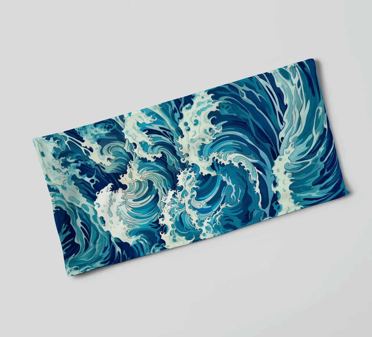 Modello mimetico Ocean Wave asciugamano da bagno da Autofocus