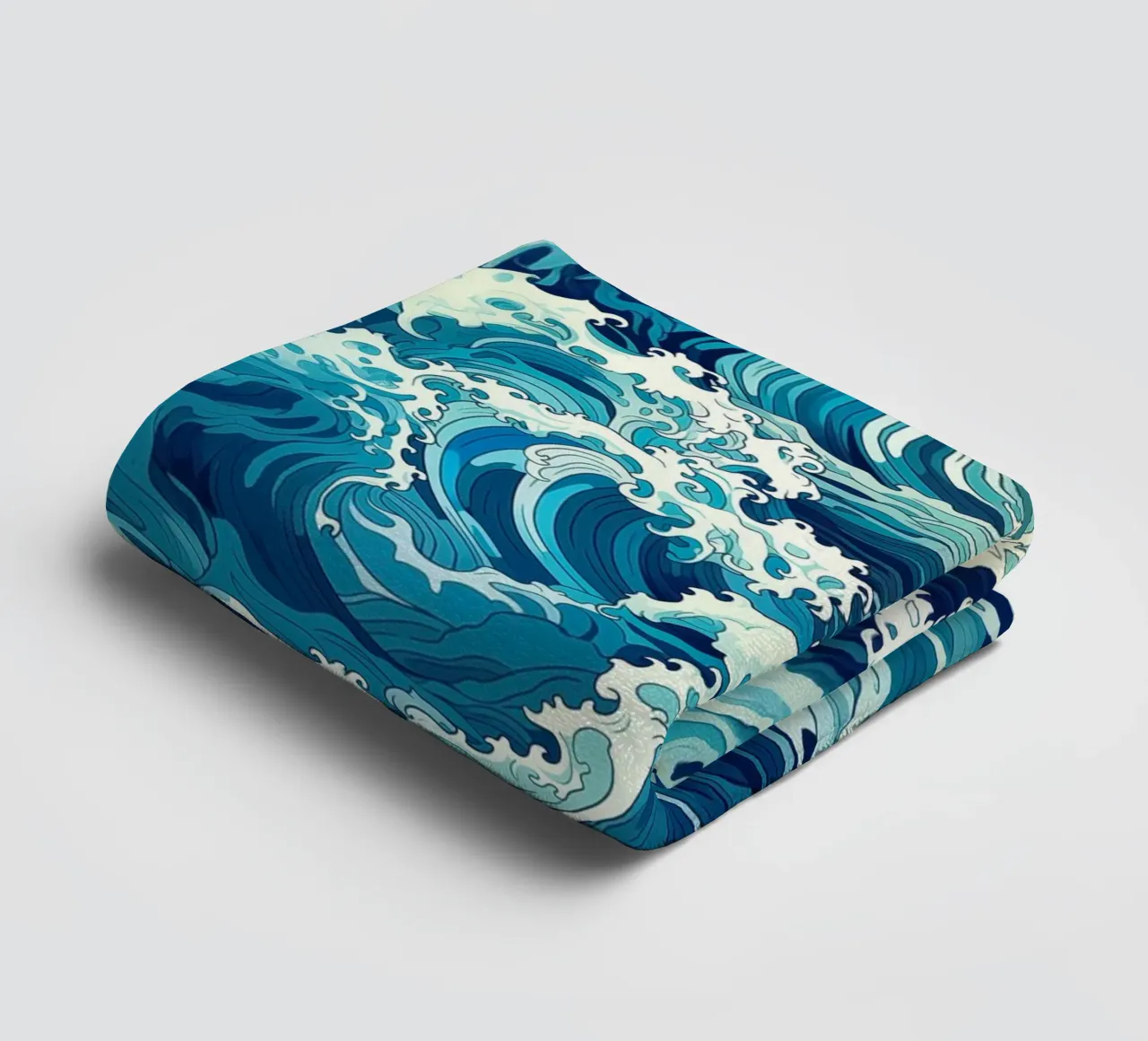 Modello mimetico Ocean Wave asciugamano da bagno da Autofocus