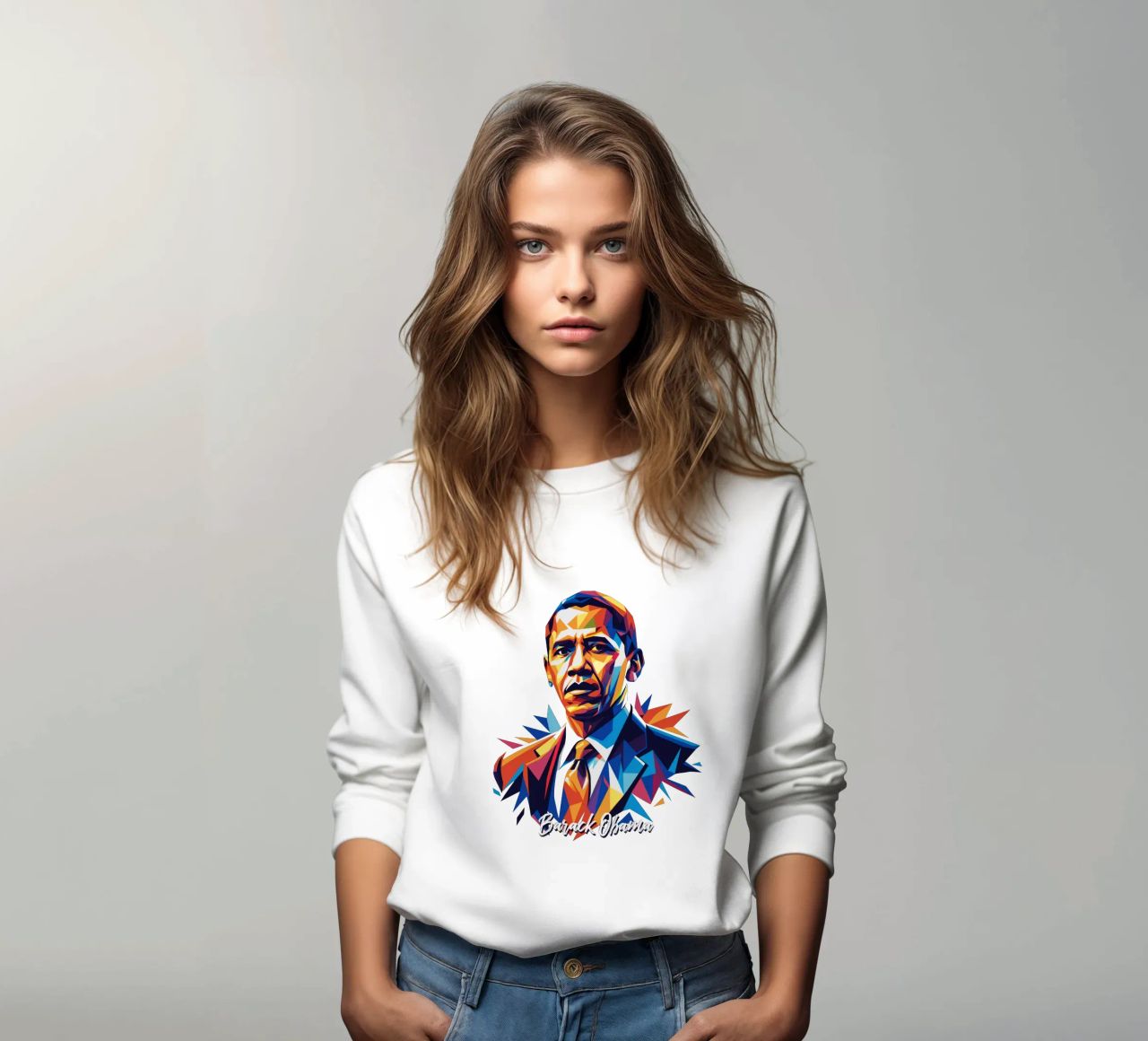 Barack Obama WPAP Pop Art felpa da vectorartnesia