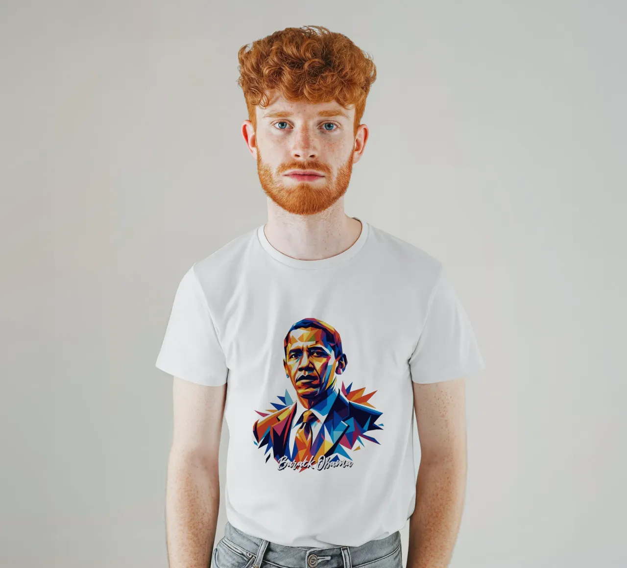 Barack Obama WPAP Pop Art t-shirt da vectorartnesia