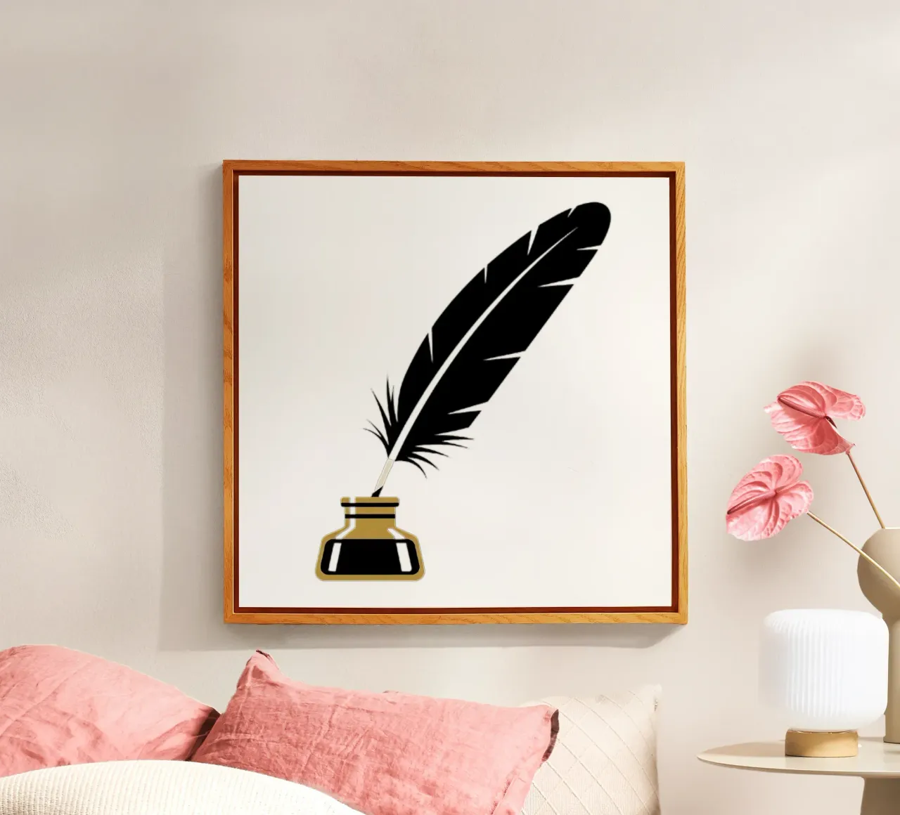 Quill and Inkwell plexiglass da FlatPrint Studio