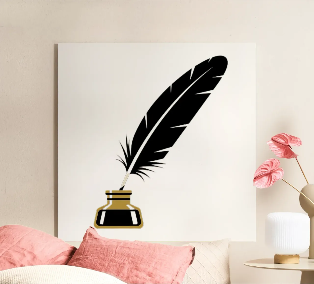 Quill and Inkwell plexiglass da FlatPrint Studio