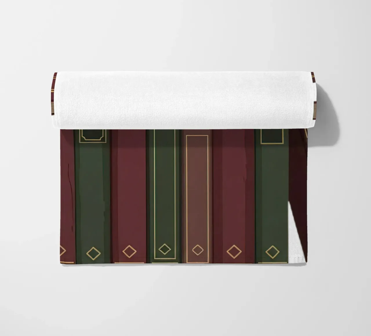 Pila di libri rilegati in pelle telo mare da FlatPrint Studio