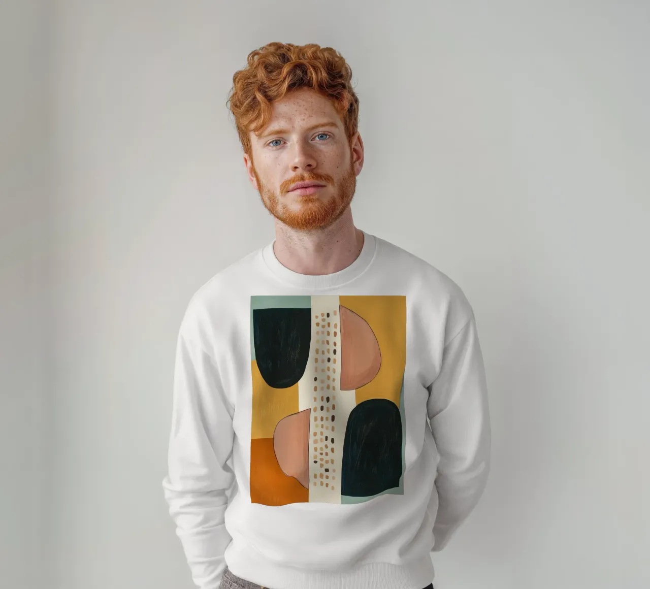 Abstract Shape Study felpa da Nadjaa