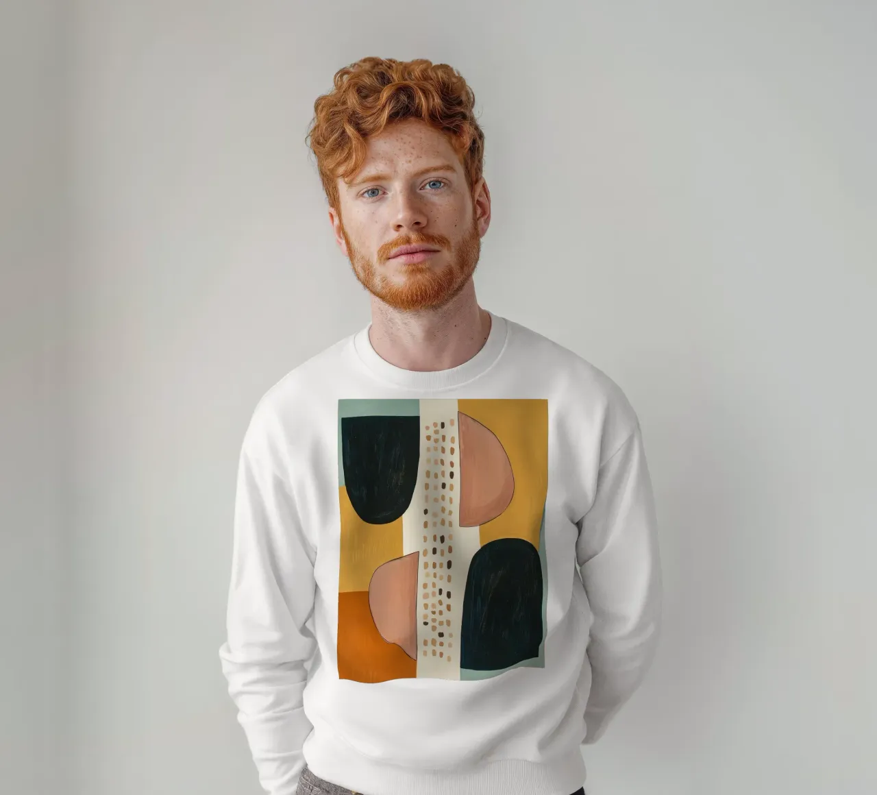 Abstract Shape Study felpa da Nadjaa