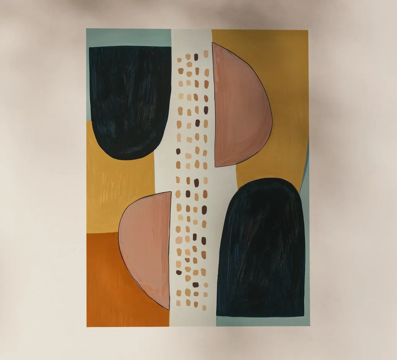 Abstract Shape Study backlit folie van Nadjaa