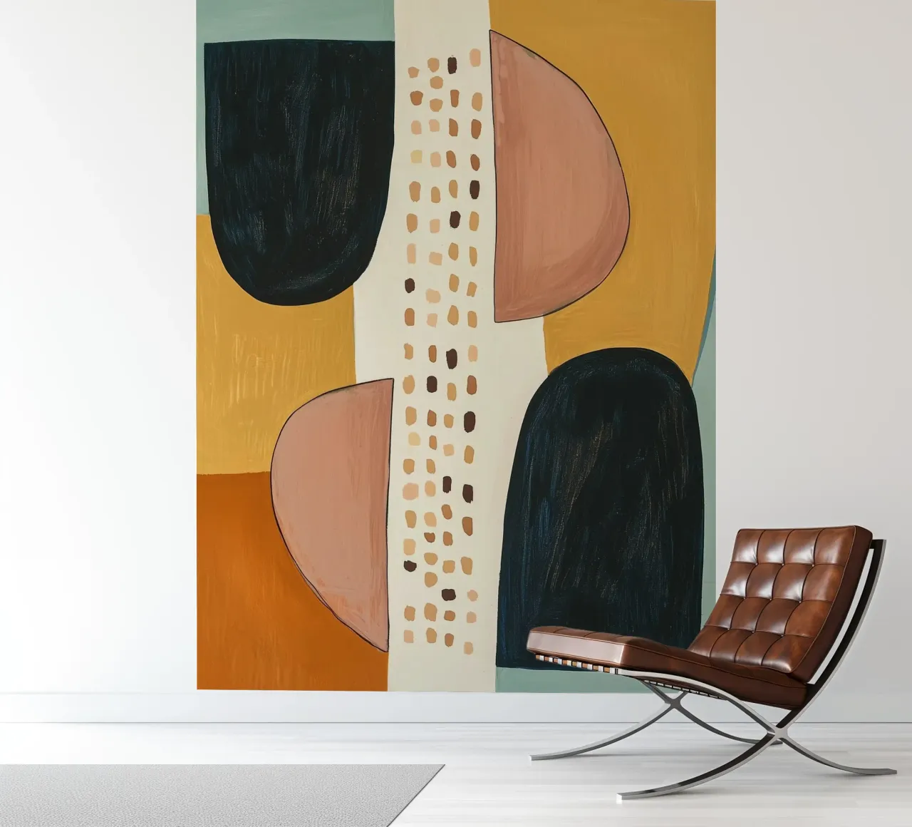 Abstract Shape Study fotobehang van Nadjaa