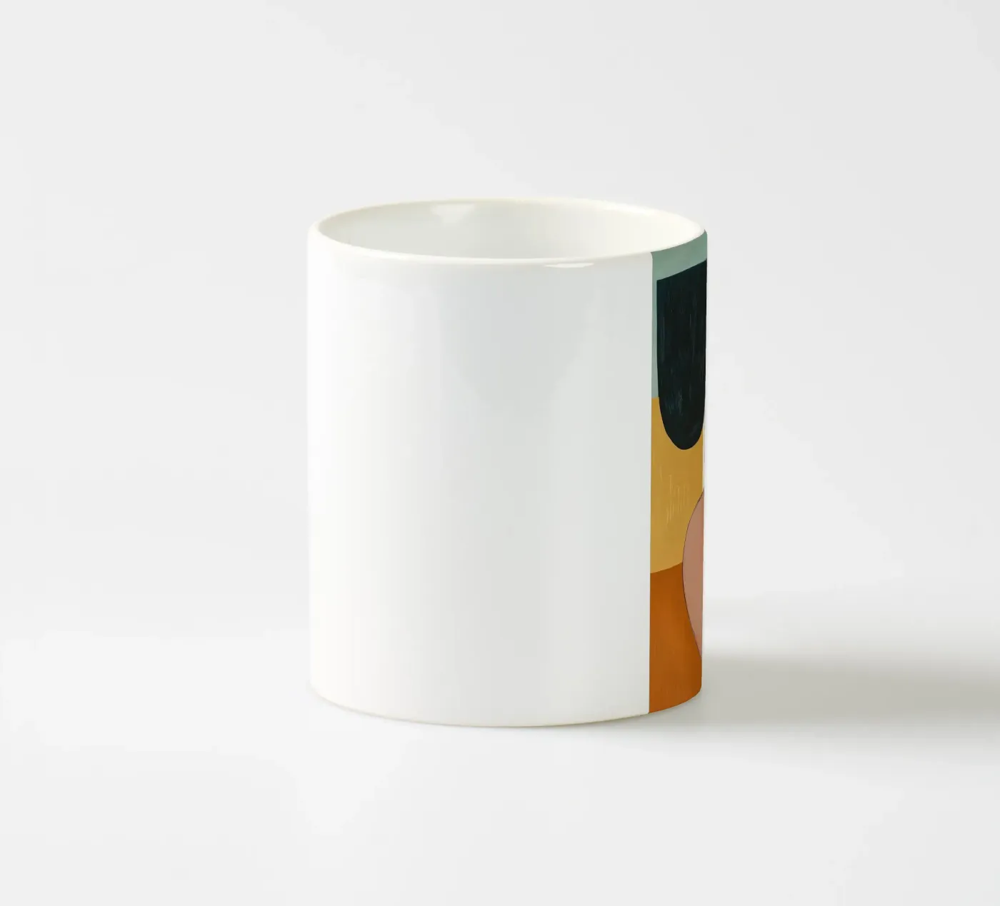 Abstract Shape Study ceramic mug by Nadjaa