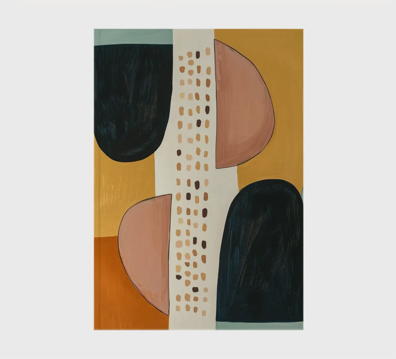 Abstract Shape Study notebook by Nadjaa