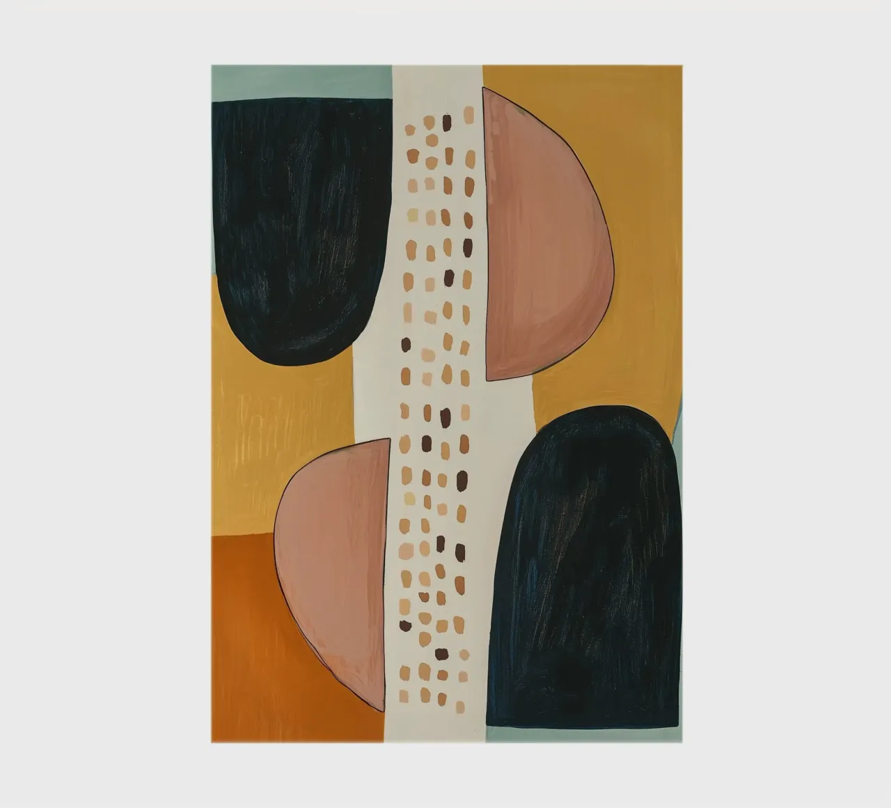 Abstract Shape Study notebook by Nadjaa