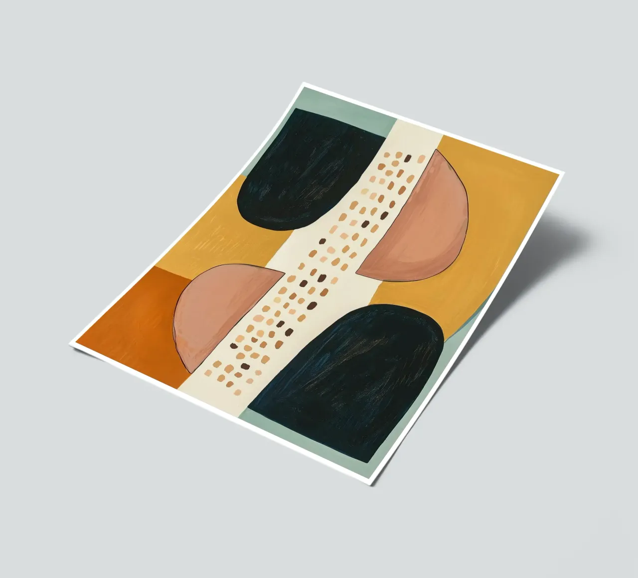 Abstract Shape Study stickervel van Nadjaa