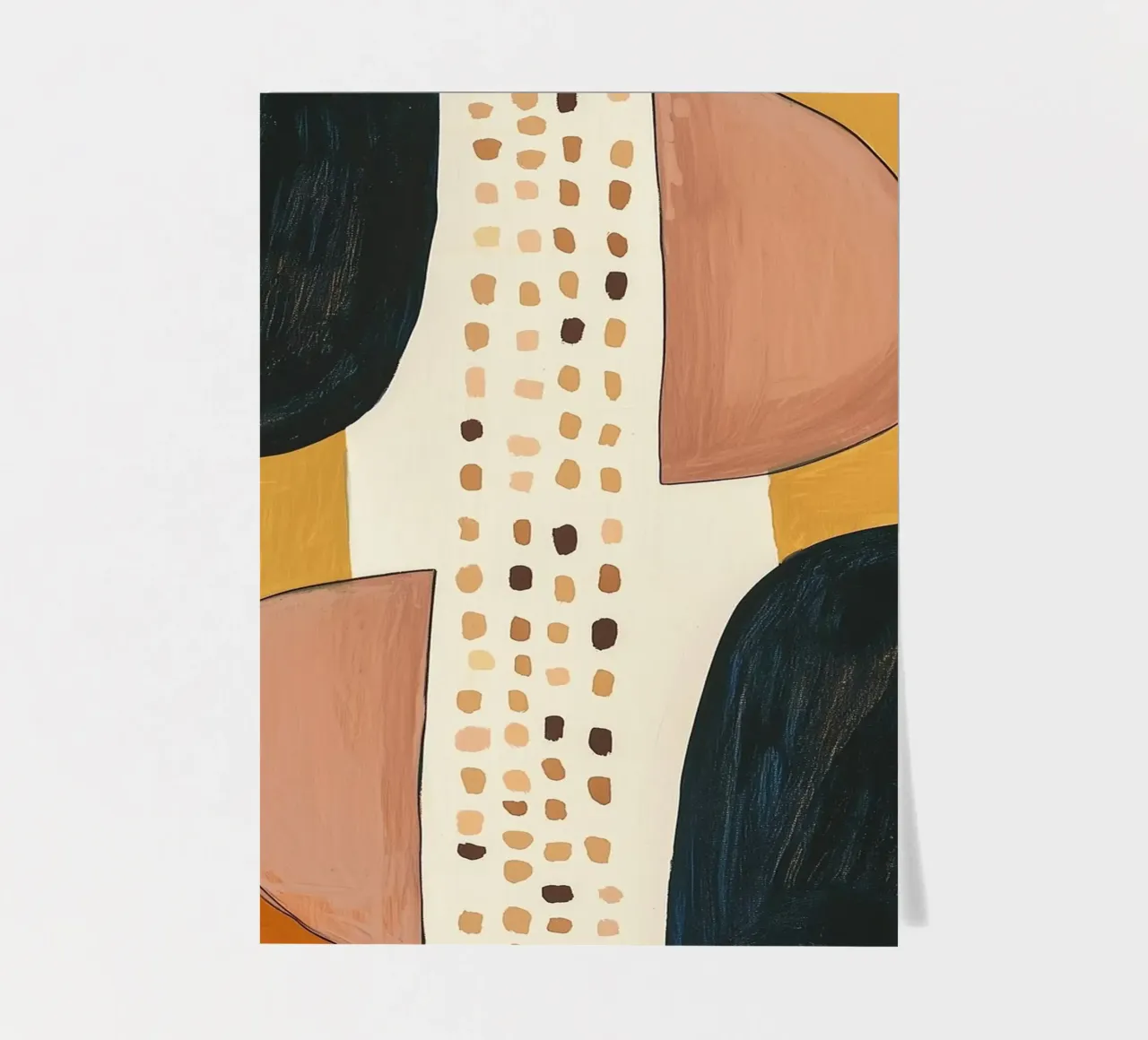 Abstract Shape Study stickervel van Nadjaa