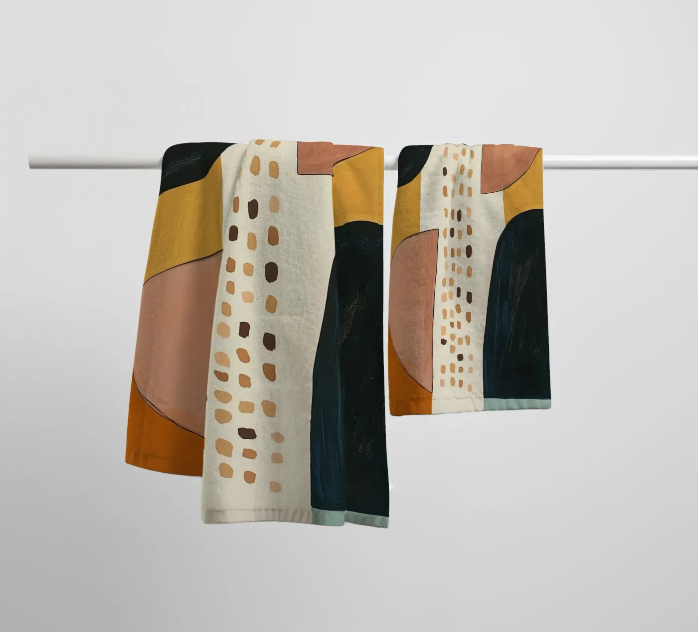 Abstract Shape Study towel by Nadjaa
