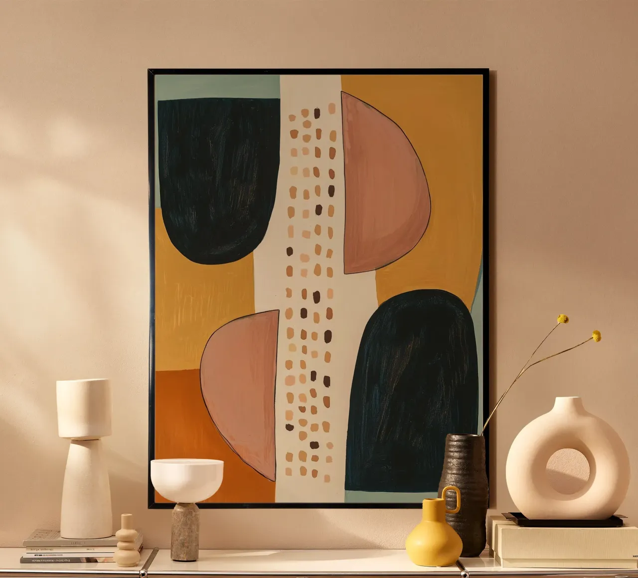 Abstract Shape Study poster de Nadjaa