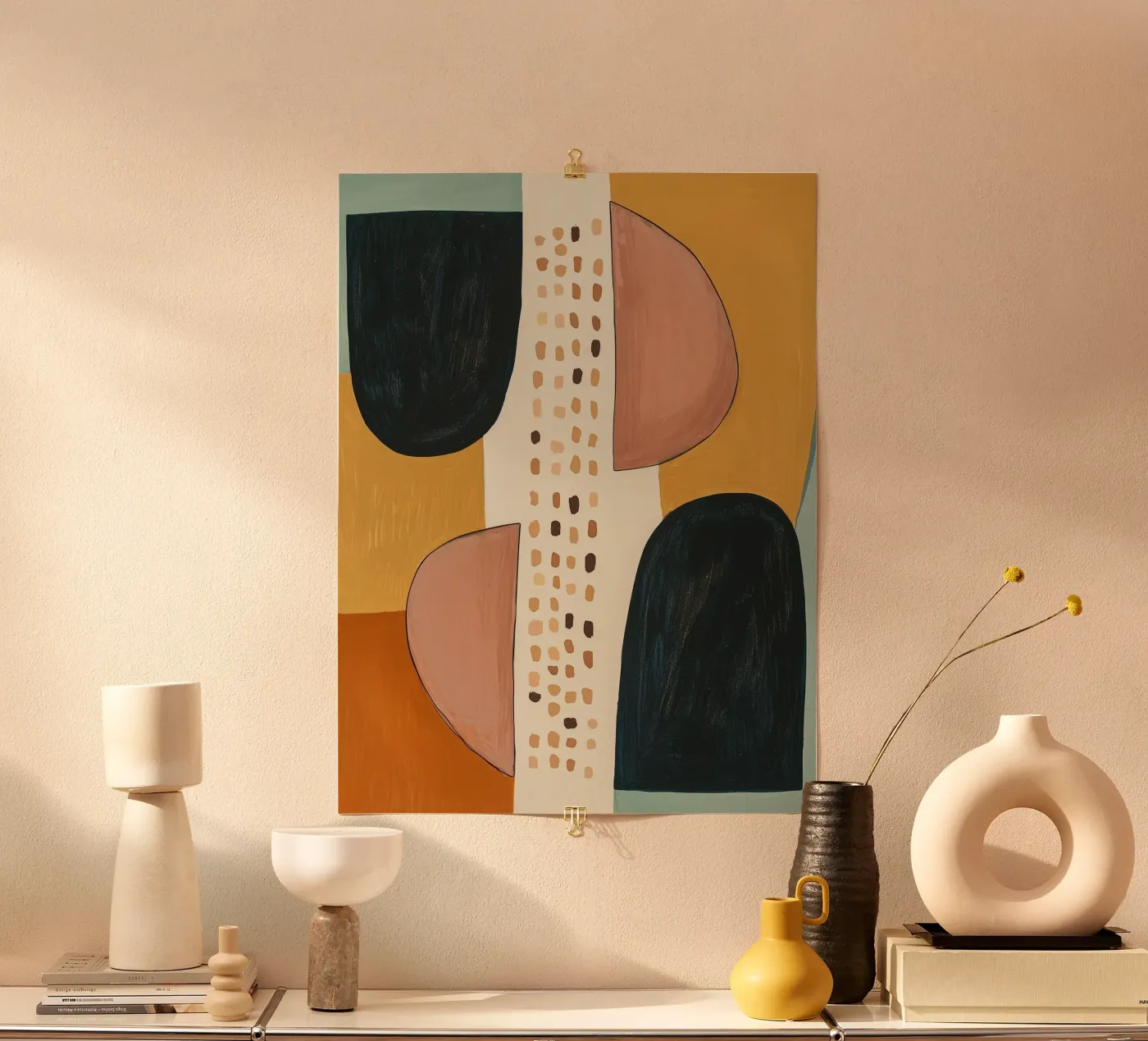 Abstract Shape Study poster de Nadjaa