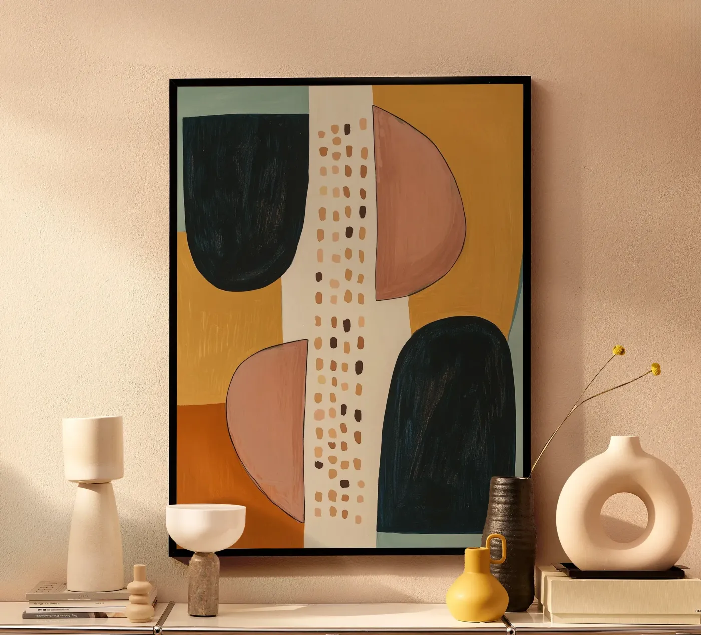 Abstract Shape Study poster de Nadjaa