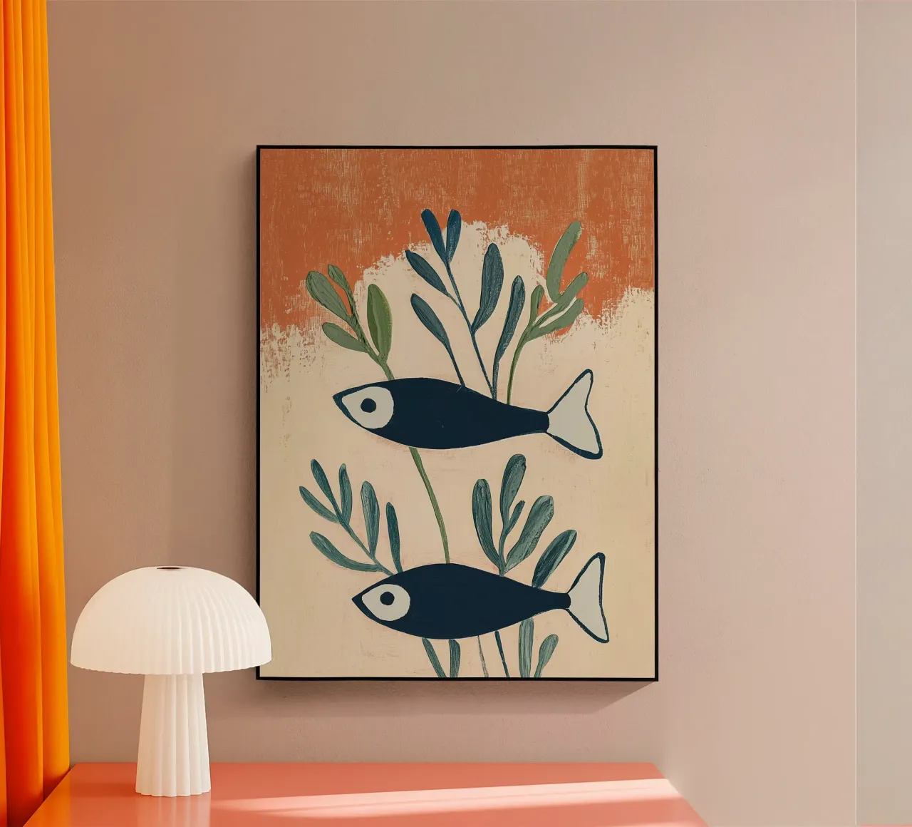 Two Swimming Fish plexiglass da Nadjaa