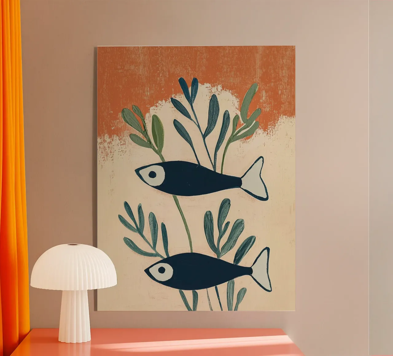 Two Swimming Fish plexiglass da Nadjaa