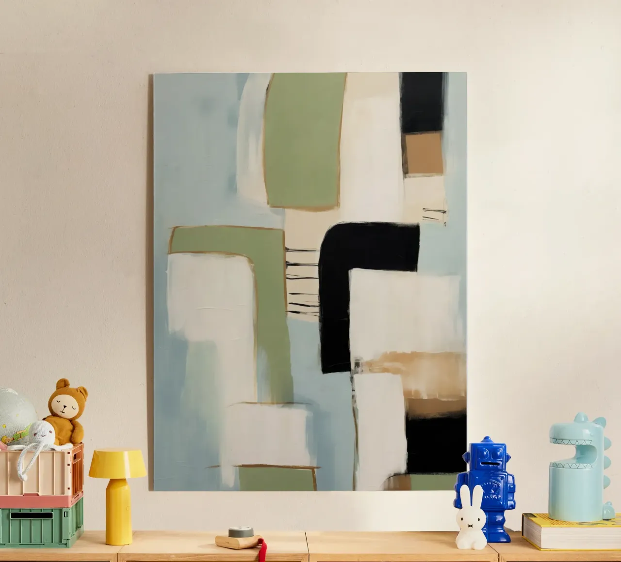 Modern Block Study 1 acrylic glass by Nadjaa